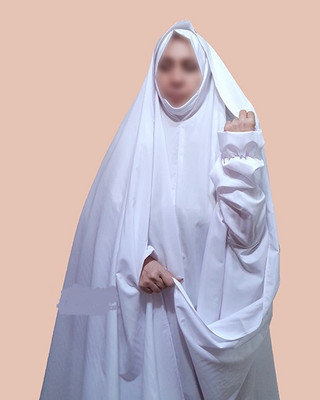 احرام زنانه درجه یک ترگال شامل چادر مقنعه شلوار مانتو